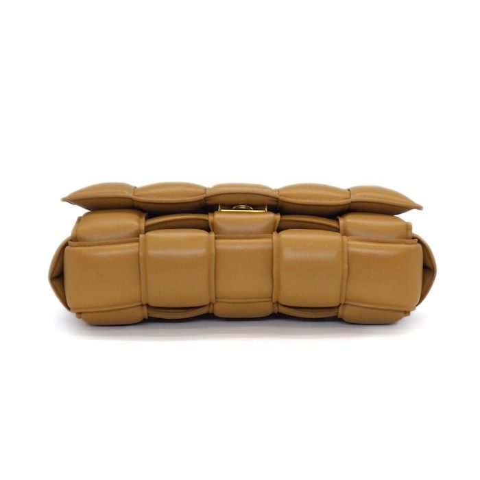 Bottega Veneta Shoulder Bag Padded Cassette Classic Camel Lambskin — view 4
