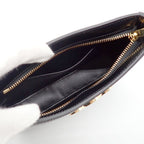 Celine Shoulder Bag Black Calfskin Gold — view 6