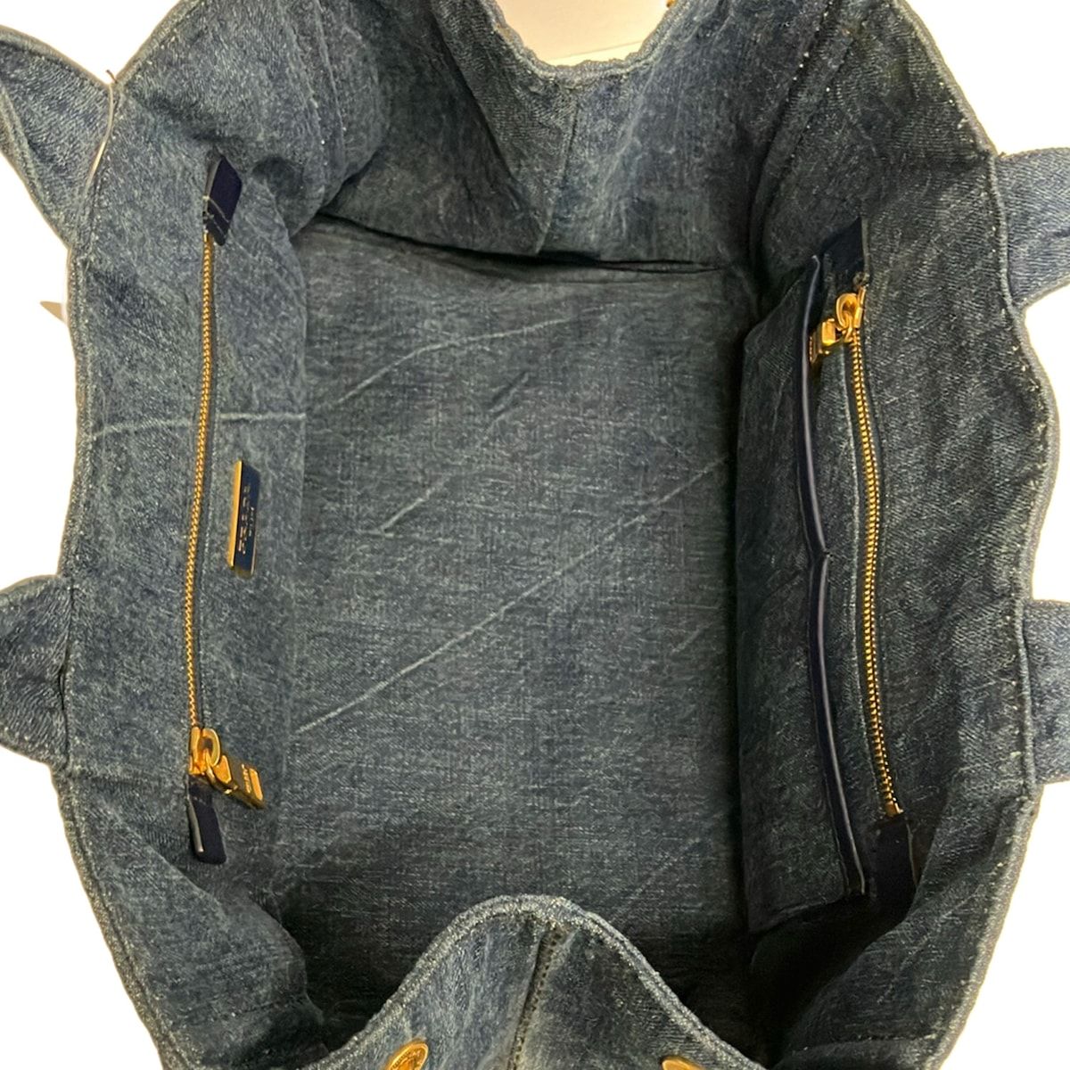 Prada Tote Canada Navy — view 7