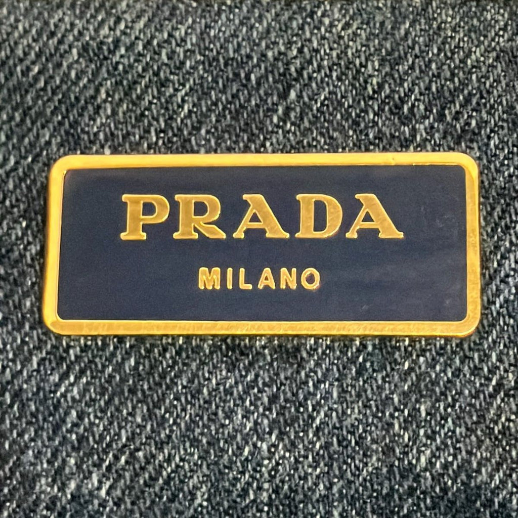 Prada Tote Canada Navy — view 8
