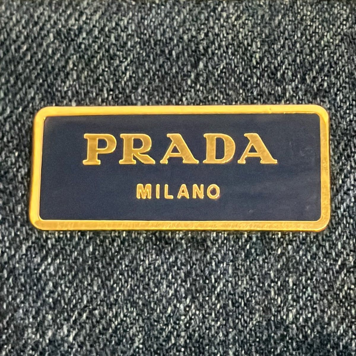 Prada Tote Canada Navy — view 8