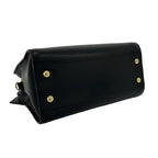 Saint Laurent Paris Baby Cabas YSL Logo Leather 2-Way Shoulder Bag Black — view 7