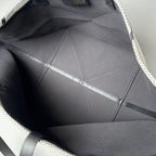 Loewe Puzzle Fold Tote XXL Canvas Jacquard & Calf — view 3