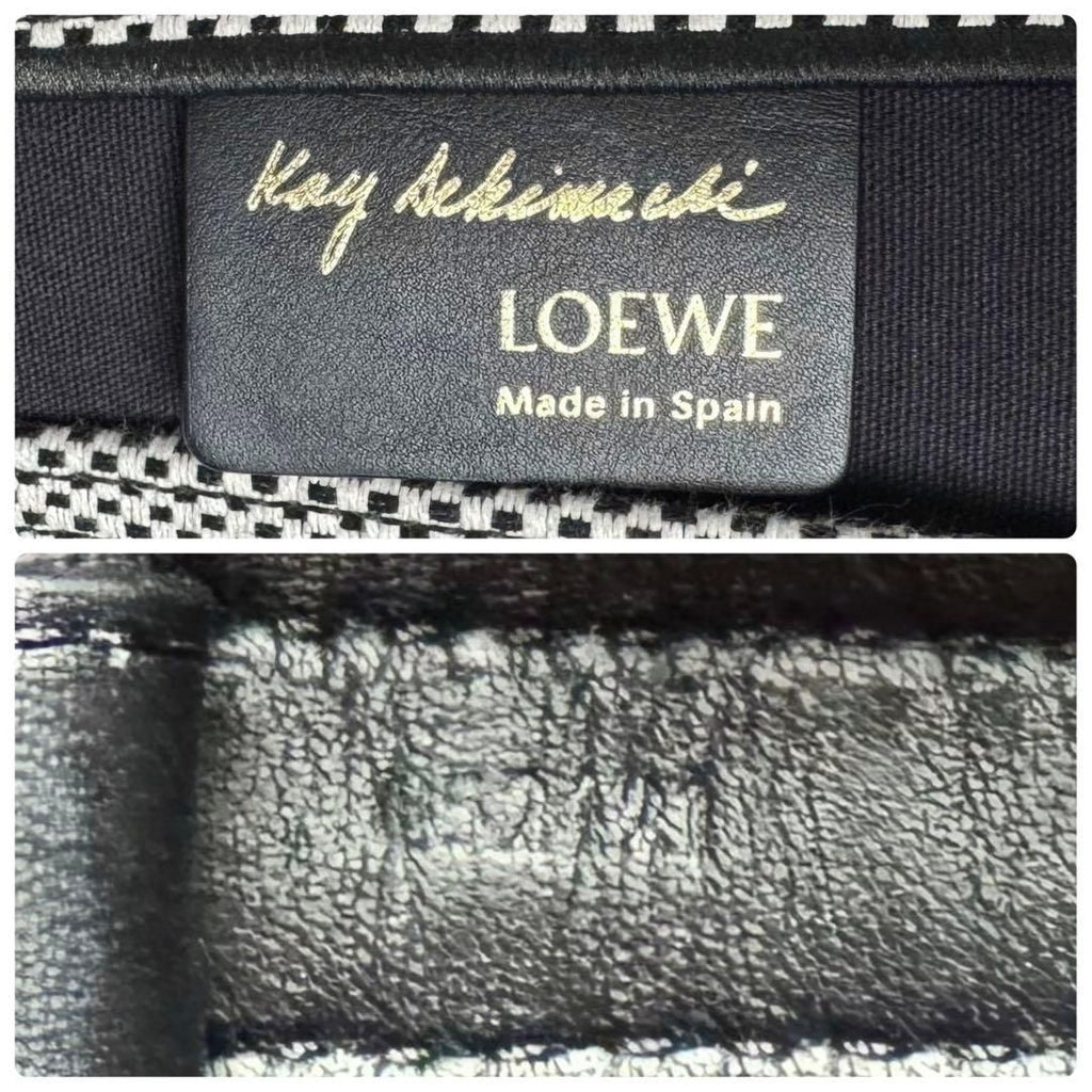 Loewe Puzzle Fold Tote XXL Canvas Jacquard & Calf — view 8
