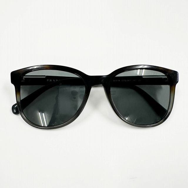 Prada Wellington Sunglasses 19 Brown Gray Eyewear