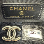 Chanel Shoulder Bag Quilted CC Logo Mini 2-Way Mount Crossbody Leather Black — view 5