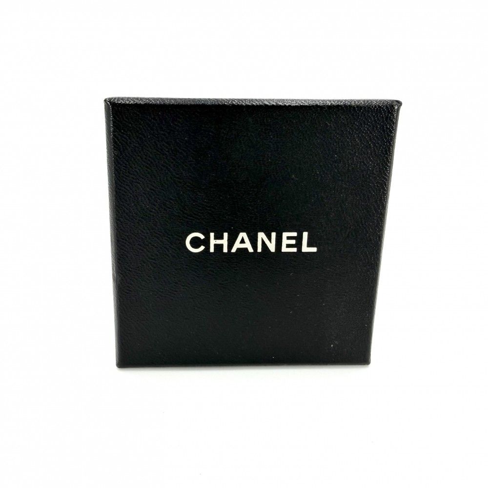 Chanel Earrings Round Medal Coin Mademoiselle Silver — view 6