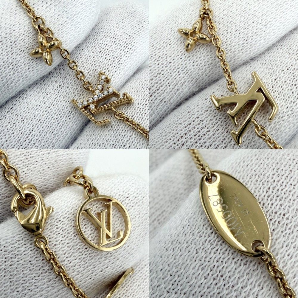 Louis Vuitton Bracelet Monogram Flower LV Iconic with Adja Star Rhinestone Gold — view 6