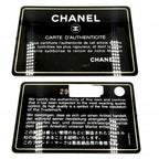 Chanel Shoulder Bag CC Logo Quilted Drawstring 2-Way Leather Navy Gold — view 6