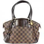 Louis Vuitton Handbag Verona PM Damier Canvas Brown Gold