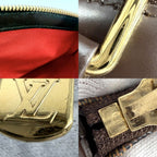 Louis Vuitton Handbag Verona PM Damier Canvas Brown Gold — view 6