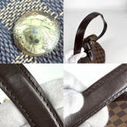Louis Vuitton Handbag Verona PM Damier Canvas Brown Gold — view 7