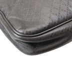Gucci Diamante Business Briefcase Leather Dark Brown Lightweight Capacity — view 3