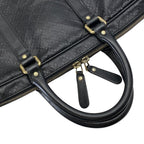 Gucci Diamante Business Briefcase Leather Black Lightweight Capacity Crossbody — view 8