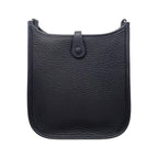 Hermes Shoulder Bag Evelyne TPM Taurillon Clemence Navy Silver — view 2
