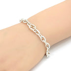 Gucci Interlocking Chain Bracelet 19.3 Shiny Finish Sterling Silver Box — view 2