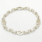 Gucci Interlocking Chain Bracelet 19.3 Shiny Finish Sterling Silver Box
