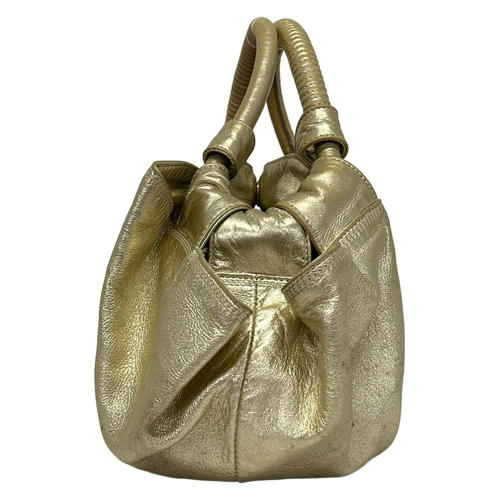 Loewe Handbag Nappa Aire Gold Leather — view 2