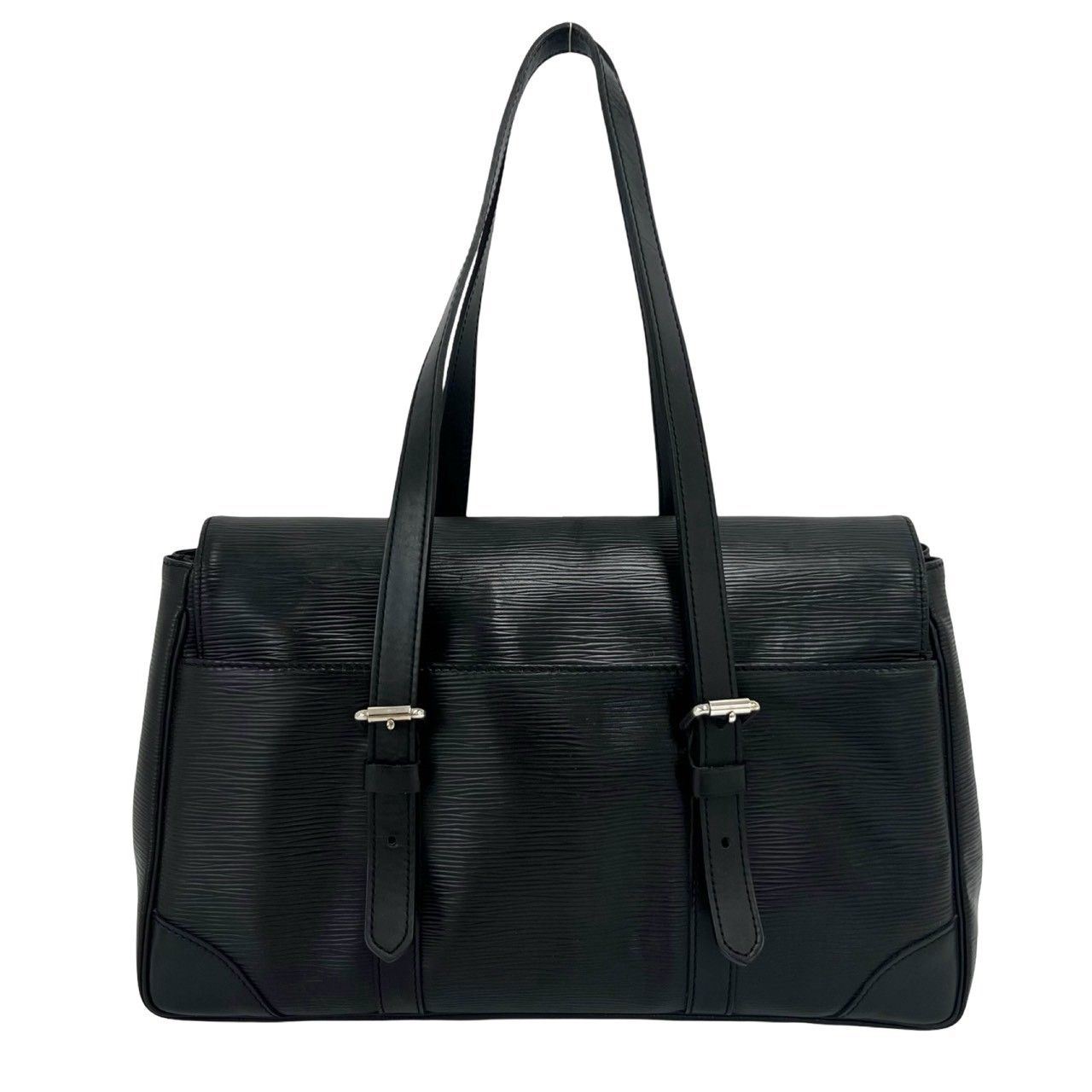 Louis Vuitton Segur MM Epi Leather Tote Shoulder Bag Noir — view 3