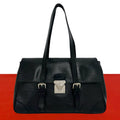 Louis Vuitton Segur MM Epi Leather Tote Shoulder Bag Noir