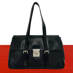 Louis Vuitton Segur MM Epi Leather Tote Shoulder Bag Noir