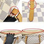 Louis Vuitton Totally PM Damier Azur Tote Shoulder Bag White — view 7