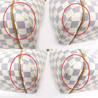 Louis Vuitton Totally PM Damier Azur Tote Shoulder Bag White — view 5