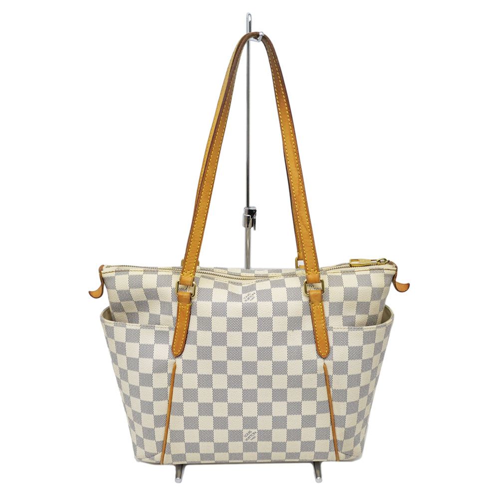 Louis Vuitton Totally PM Damier Azur Tote Shoulder Bag White — view 2