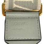 Loewe Shoulder Strap Blue Gray Leather — view 3