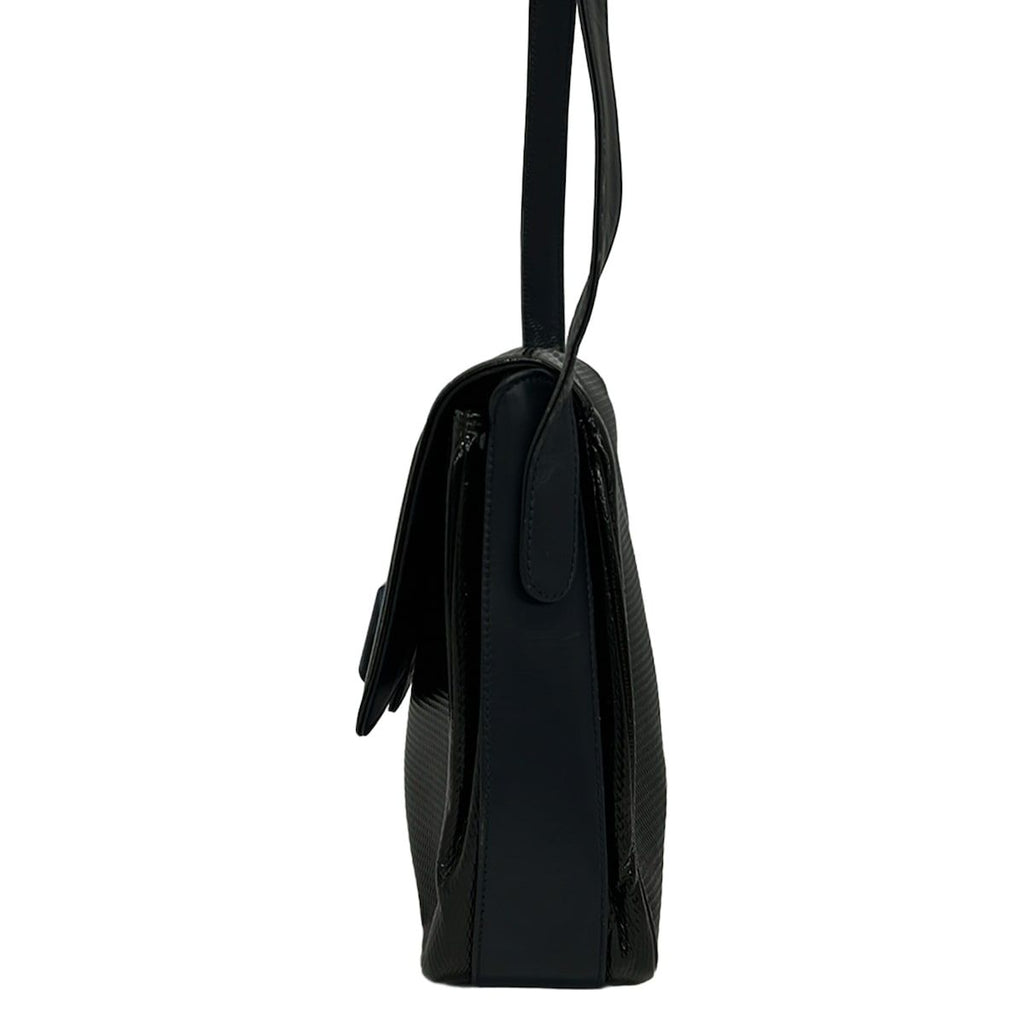 Gucci Shoulder Bag Vintage Black Leather — view 4