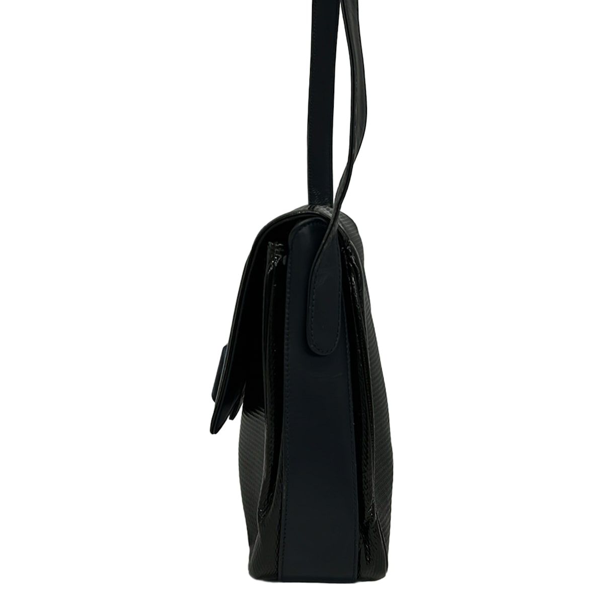 Gucci Shoulder Bag Vintage Black Leather — view 4