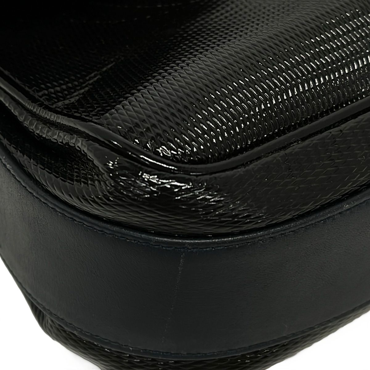 Gucci Shoulder Bag Vintage Black Leather — view 6