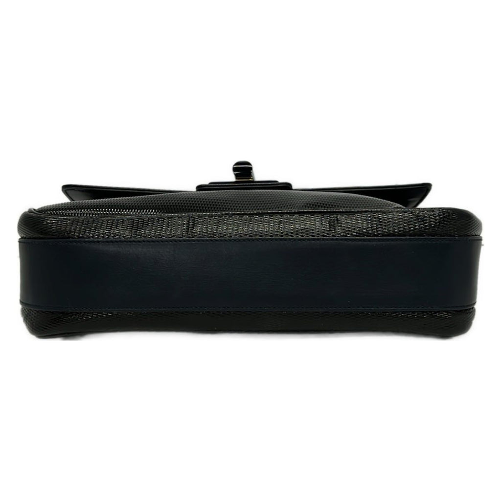 Gucci Shoulder Bag Vintage Black Leather — view 5