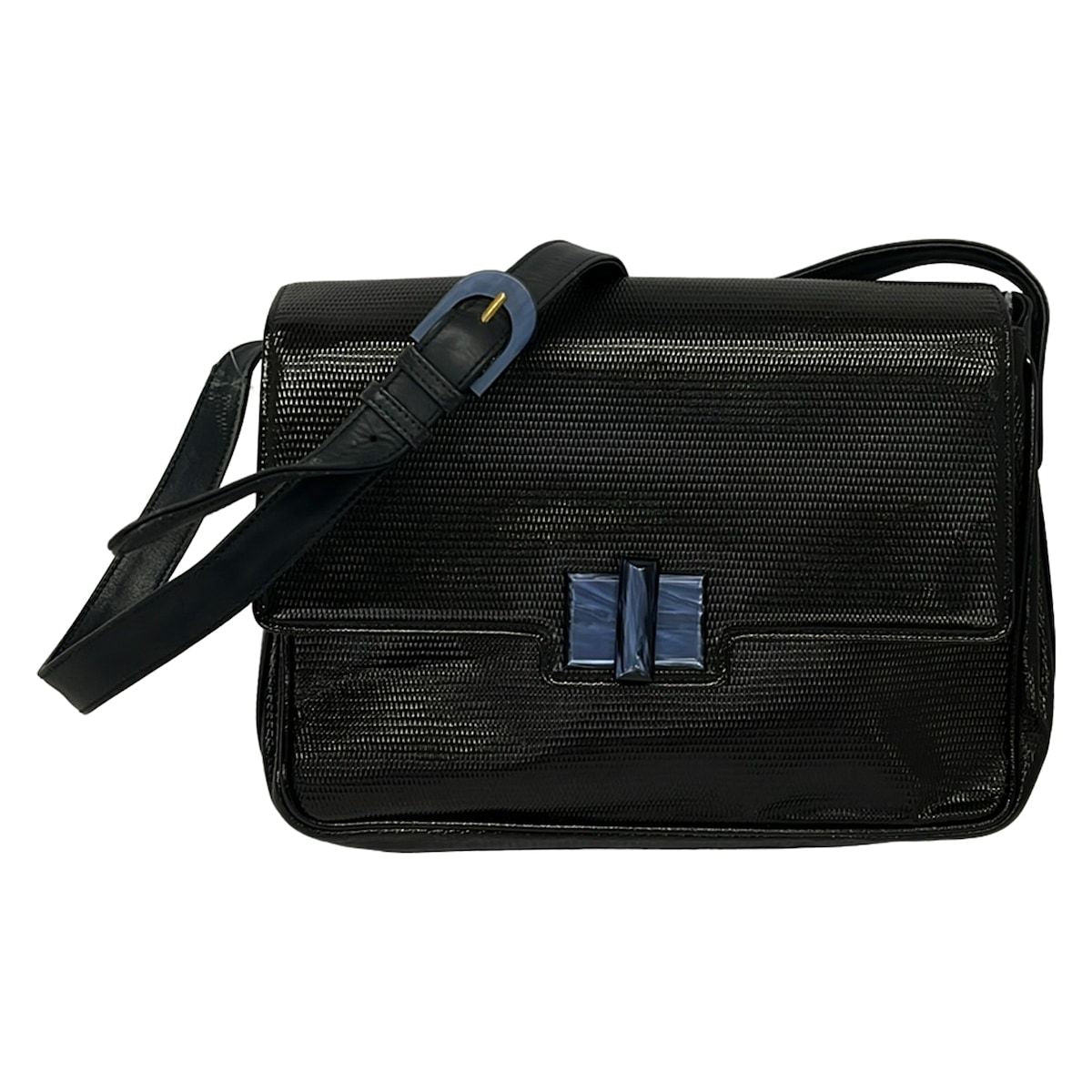 Gucci Shoulder Bag Vintage Black Leather