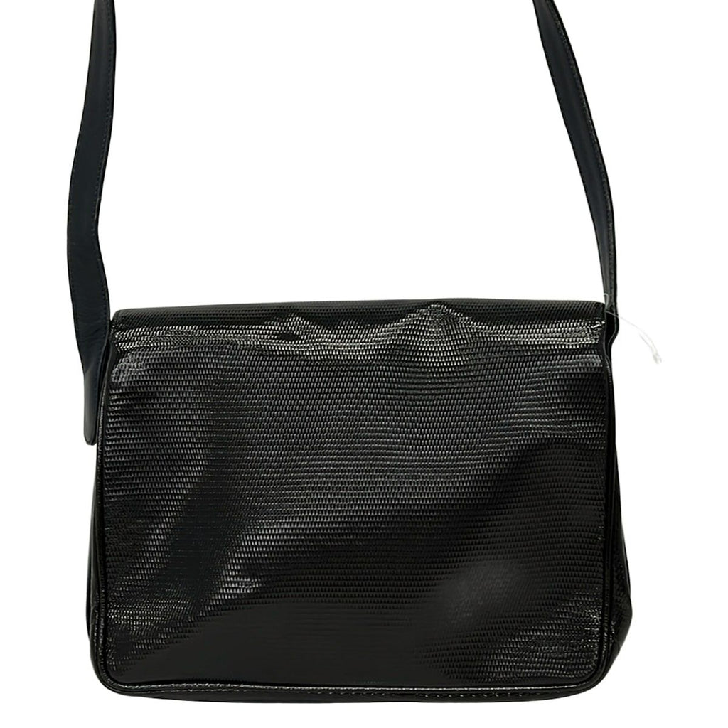 Gucci Shoulder Bag Vintage Black Leather — view 3