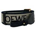 Loewe Shoulder Strap Anagram Loop Black Beige Logo Leather