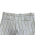 Dior Logo Striped Shorts Cotton Polyester Beige Multicolor — view 8
