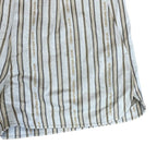 Dior Logo Striped Shorts Cotton Polyester Beige Multicolor — view 5