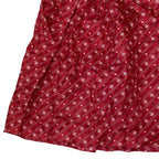 Fendi FF Monogram Logo Skirt Silk Red Black White — view 6