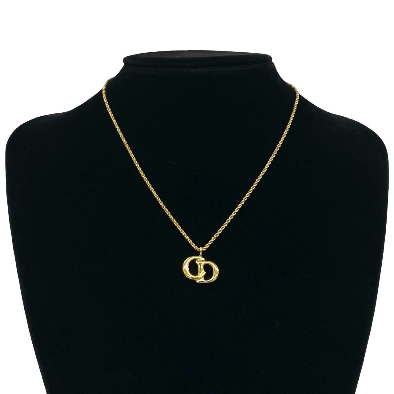 Dior Vintage CD Logo Pendant Gold — view 2
