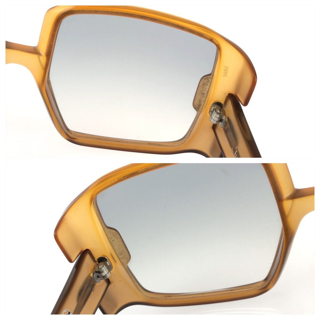 Dior di Vintage Optyl Brown Silver Acetate Sunglasses Eyewear — view 8