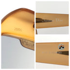 Dior di Vintage Optyl Brown Silver Acetate Sunglasses Eyewear — view 7
