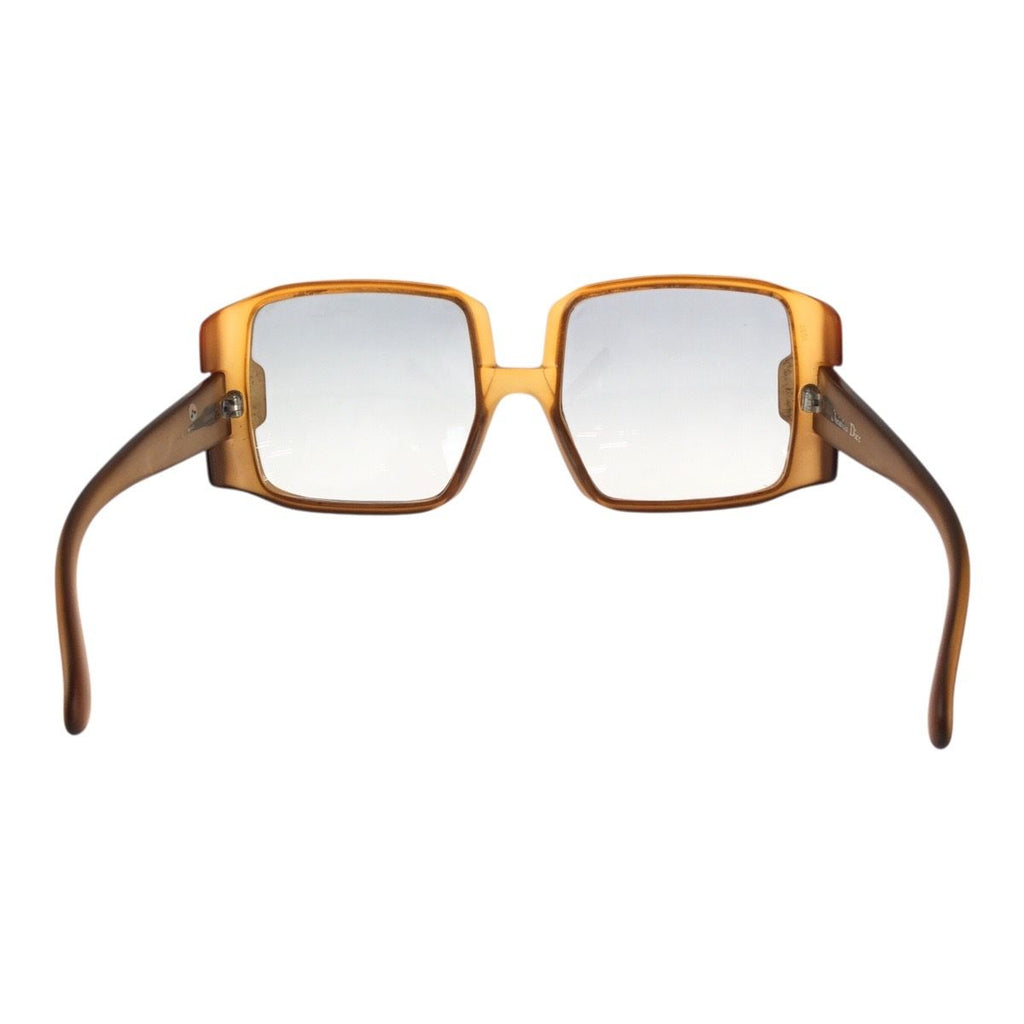 Dior di Vintage Optyl Brown Silver Acetate Sunglasses Eyewear — view 3