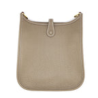 Hermes white: Evelyne TPM Etoupe Gold Around Shoulder Back — view 2