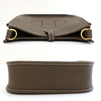 Hermes white: Evelyne TPM Etoupe Gold Around Shoulder Back — view 3