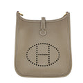 Hermes white: Evelyne TPM Etoupe Gold Around Shoulder Back