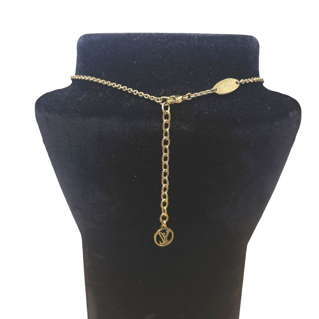 Louis Vuitton Collier loulou Necklace Gold — view 3