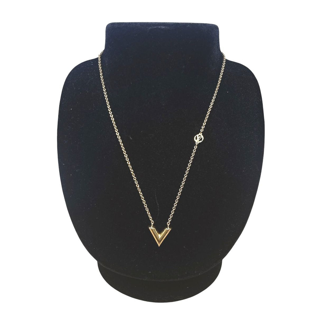 Louis Vuitton Collier loulou Necklace Gold