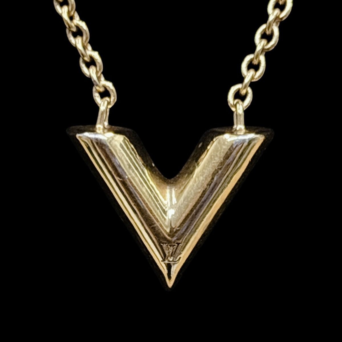 Louis Vuitton Collier loulou Necklace Gold — view 4