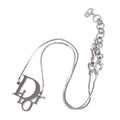 Dior Necklace Logo Silver